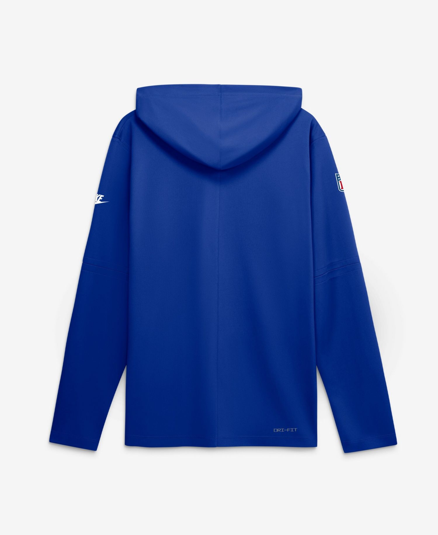 Men's Royal Seattle Seahawks Sideline Dri-FIT Long Sleeve Hooded T-Shirt