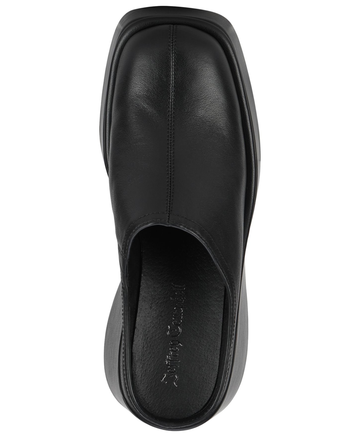 Женские сабо Jeffrey Campbell Waveform Lug-Sole Slip-On Flatform, цвет: Чёрный — фото 4