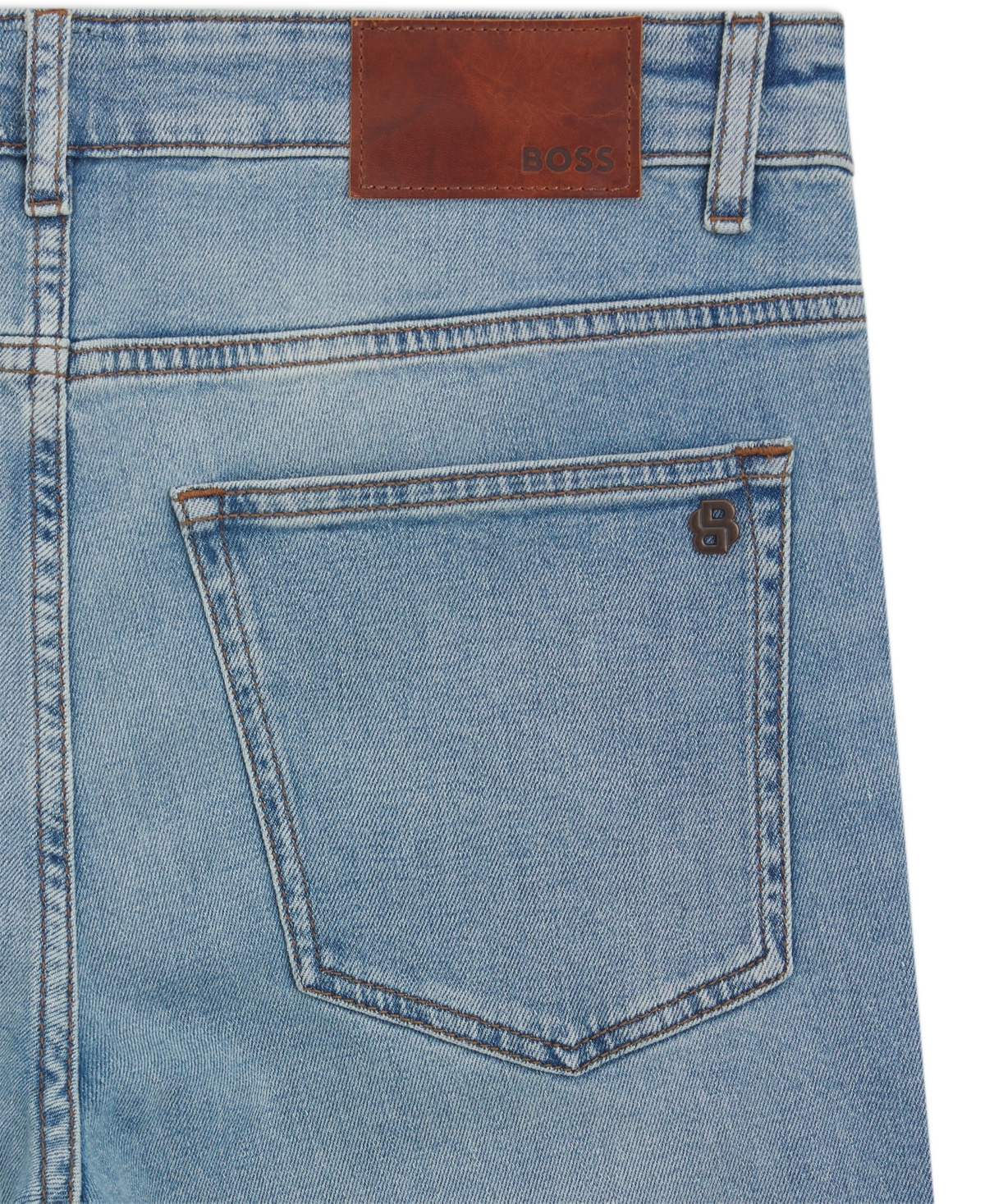 Boss by Hugo Men's Delaware Slim-Fit Bright-Blue Jeans