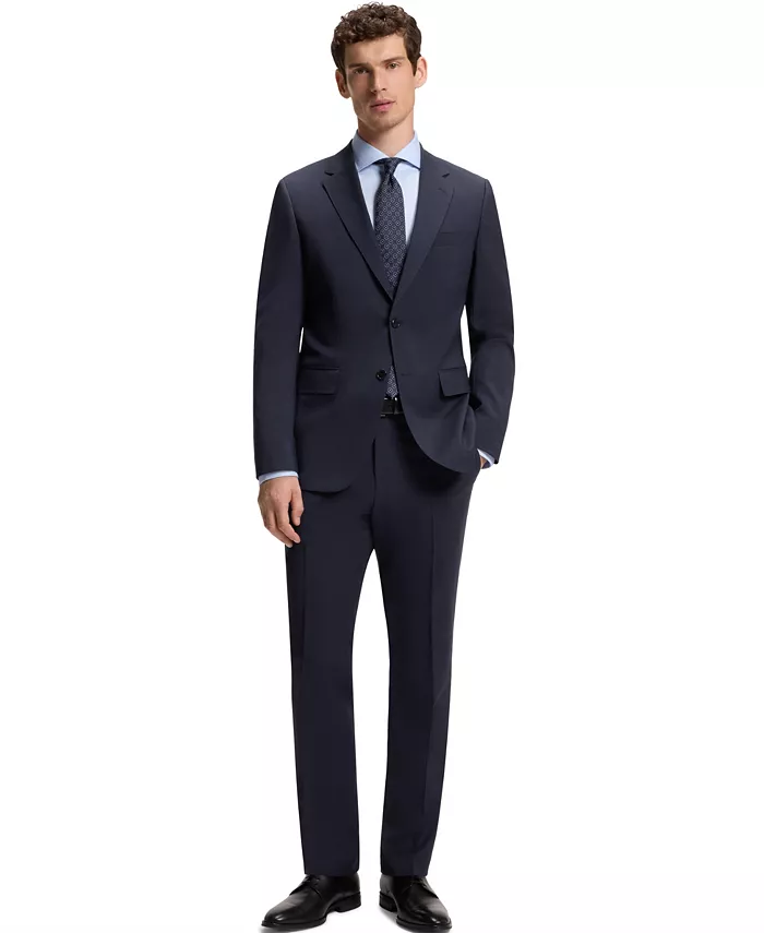 Men's Virgin Wool Two-Piece Slim-Fit Suit - thumbnail 9