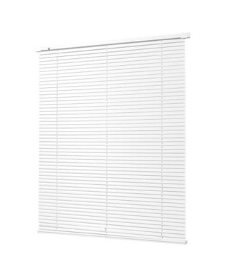 Mini Blinds 43.3" W x 48" H 1" Slat Cordless Light Filtering No-Drill Mini Blind