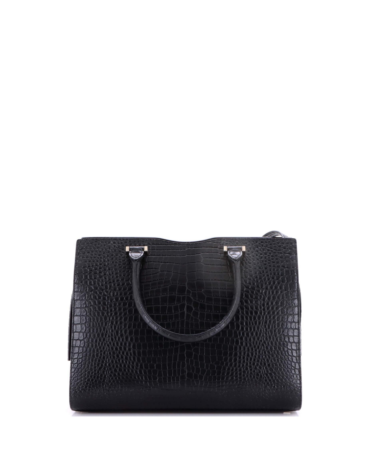 Pre-Owned Saint Laurent Medium Uptown Tote Embossed Leather