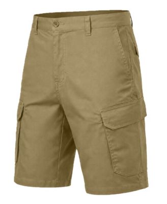 Men's Cotton Flex Stretch Cargo Shorts, 11" Inseam