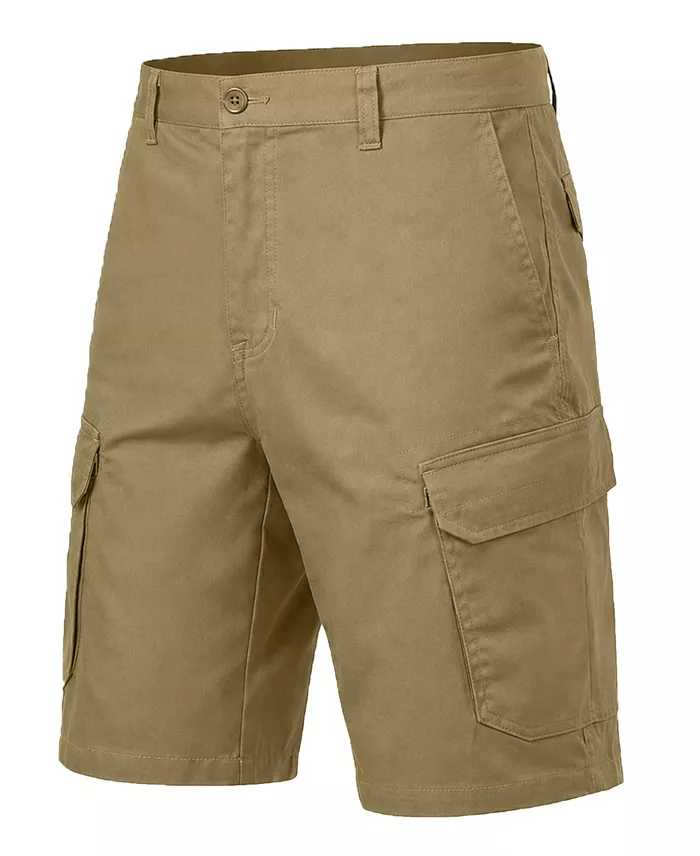 Men's Cotton Flex Stretch Cargo Shorts, 11" inseam
