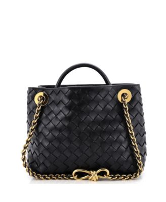 Small Andiamo Chain Top Handle Bag Intrecciato Nappa