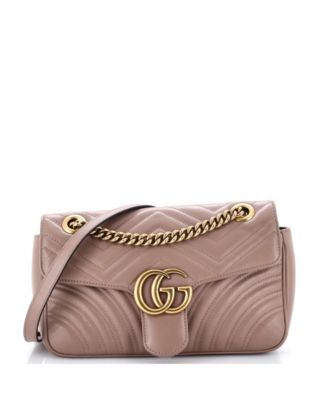 Medium GG Marmont Flap Bag Matelasse Leather