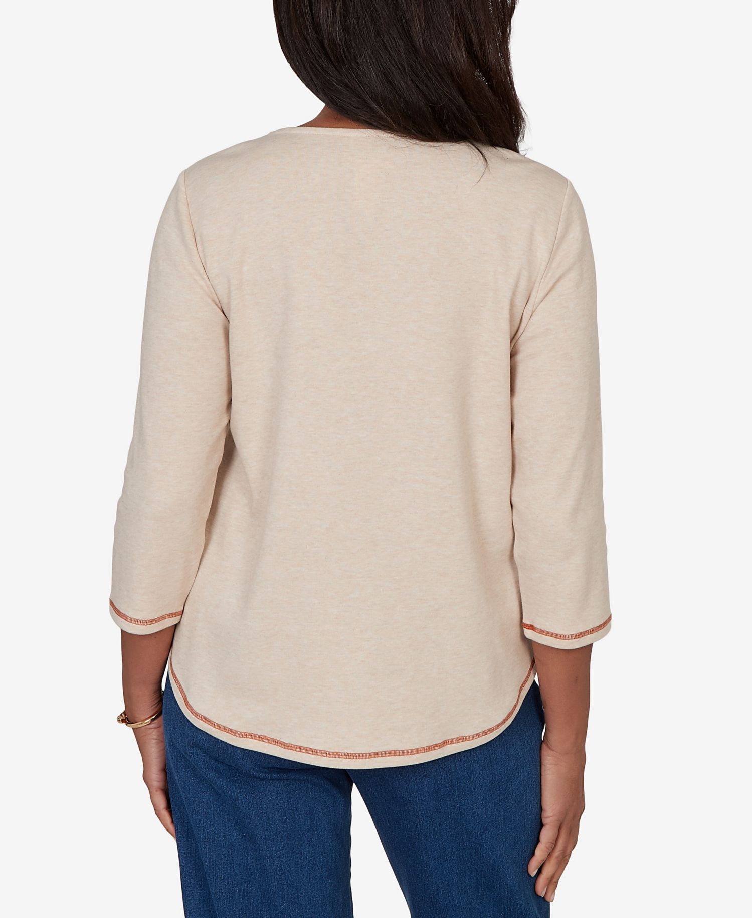 Petite Scarecrow Family Embroidered Top