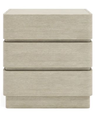 Arcadia 28" Oak 3-Drawer Nightstand