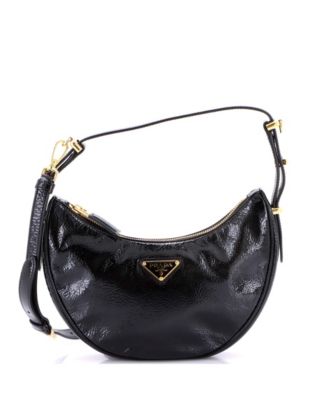 Small Arque Half Moon Hobo Vernice Naplak