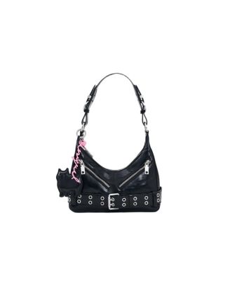Women's Buckle Charm Bag