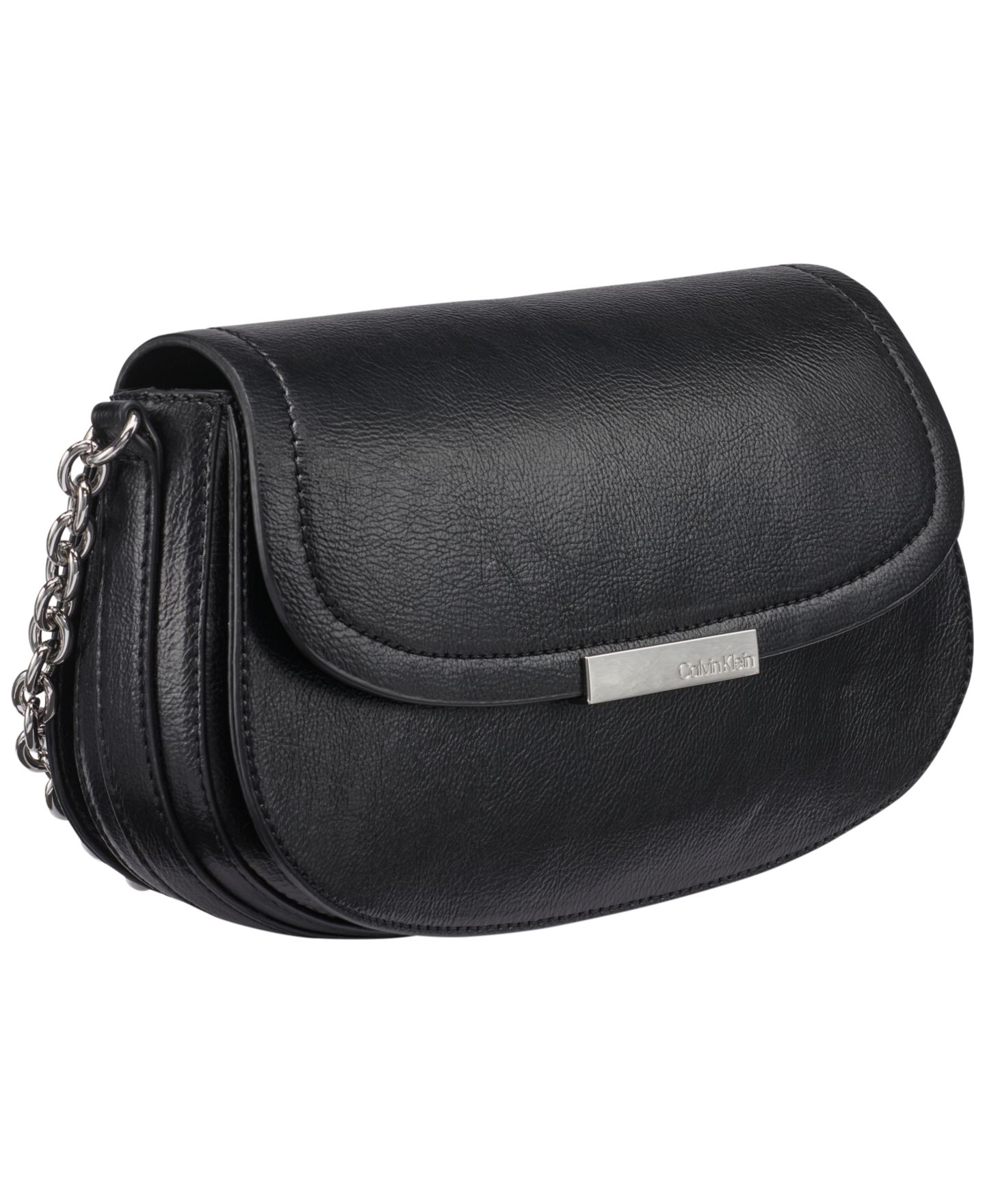 Женская сумка Calvin Klein Azalea Small Crossbody, цвет: Чёрный / Серебряный — фото 5