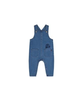 Baby Boy 3M- 24M French Terry Denim Overall