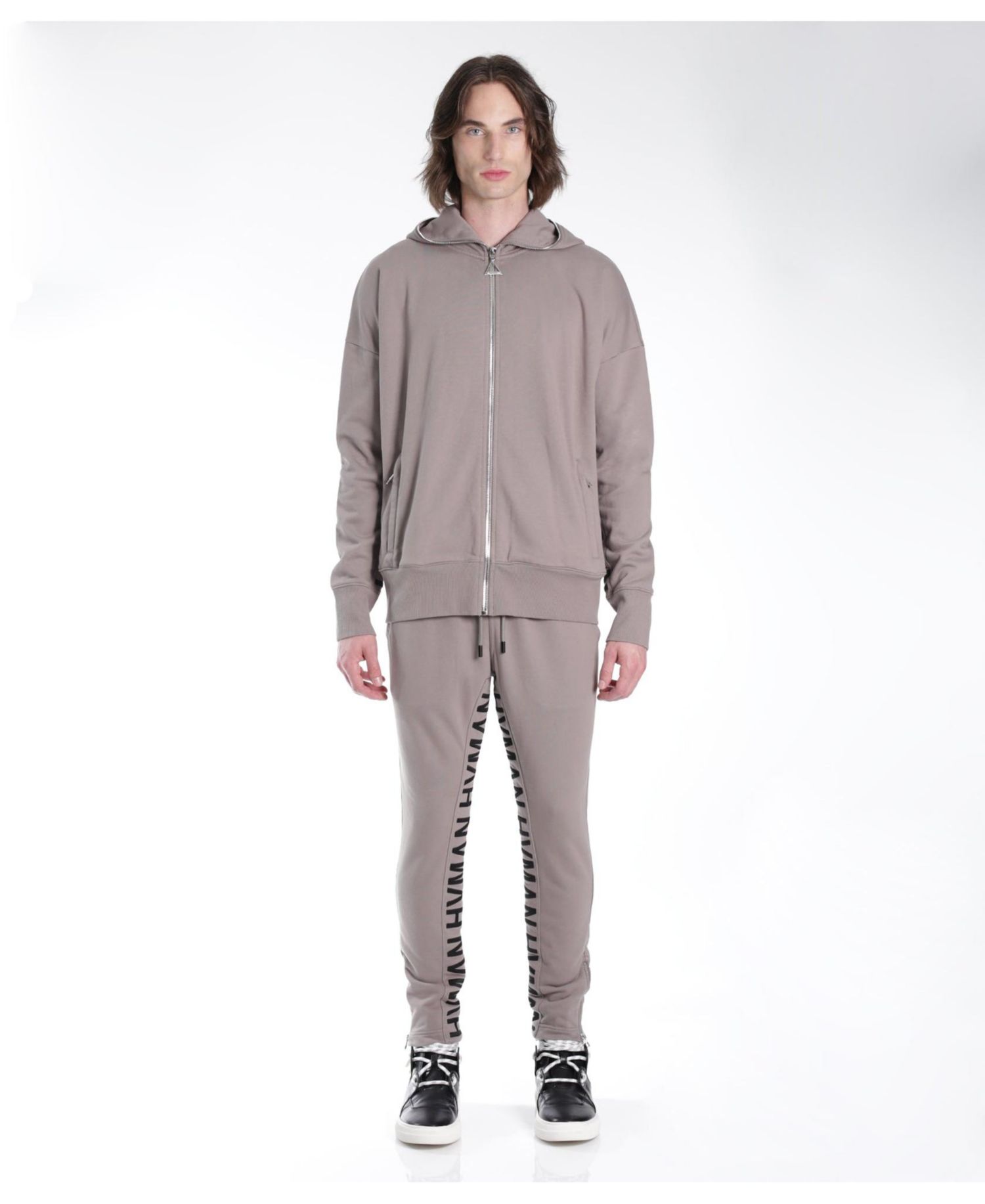 Men's Full Zip Sweatshirt In Satellite