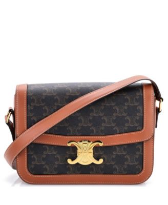 Medium Triomphe Shoulder Bag Triomphe Coated Canvas