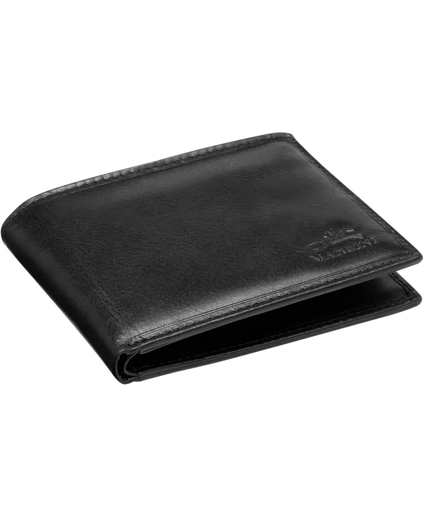 Мужские кошельки Mancini Boulder Collection RFID Secure Billfold with Removable Left Wing Passcase, цвет: Чёрный — фото 2