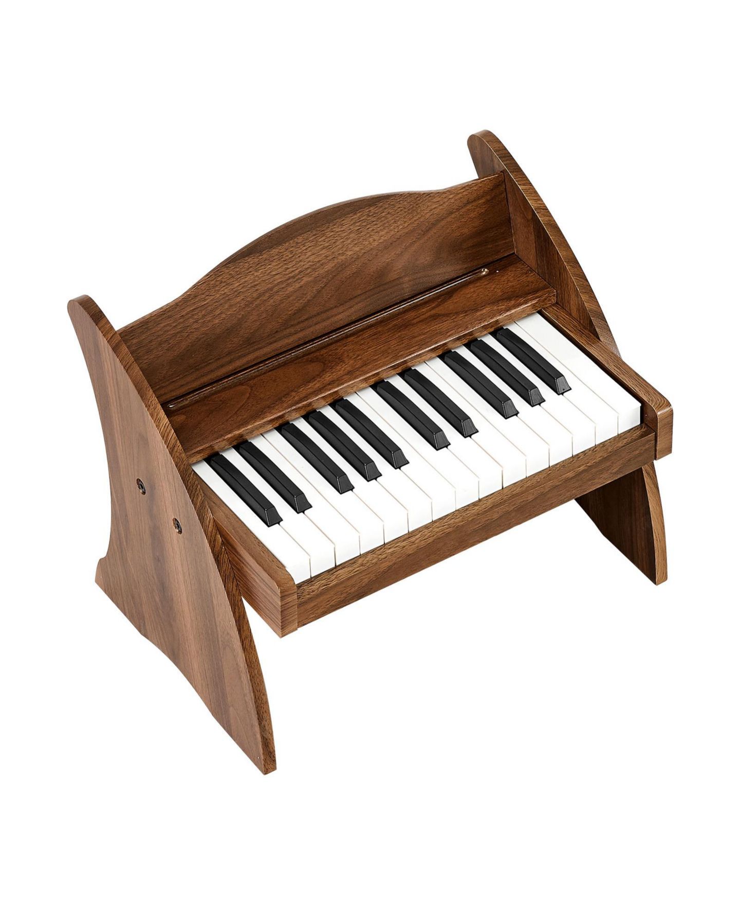 Детские игрушки Mecale 25 Key Wooden Piano with Music Stand, 2-Piece Musical Toy, Ages 3+, цвет: Коричневый — фото 5
