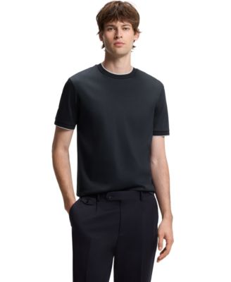 Men's Cotton Slim-Fit Crew Neck T-Shirt
