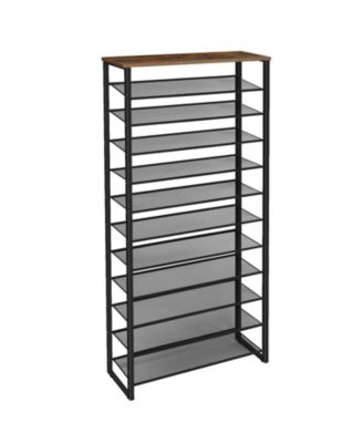 Large 12-Tier Shoe Storage Rack Organizer for Home