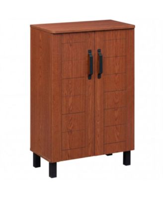 Freestanding 5-Tier Shoe Rack Cabinet for Entryway and Closet Storage
