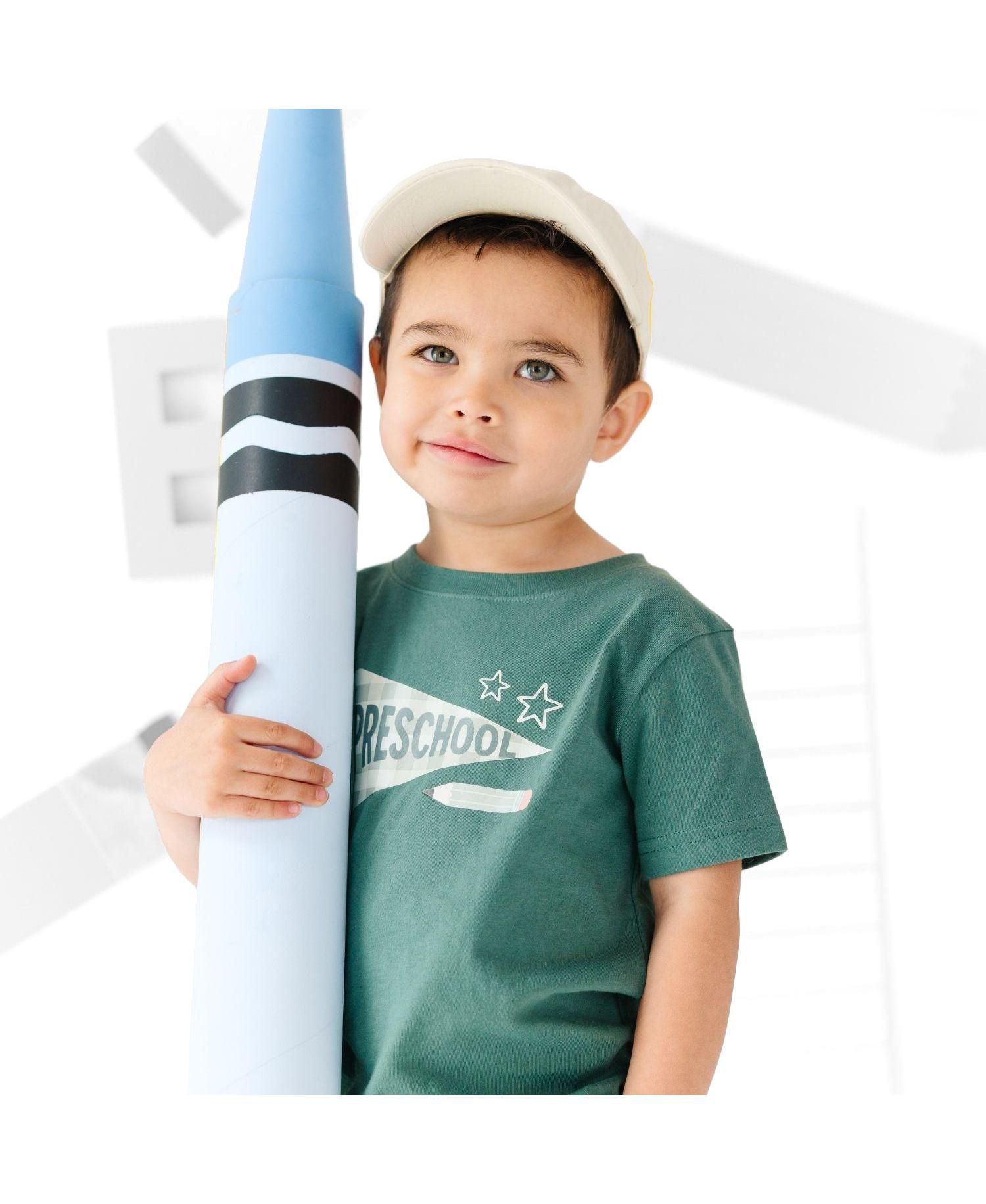 Little Boys Preschool Pennant Short Sleeve T-Shirt