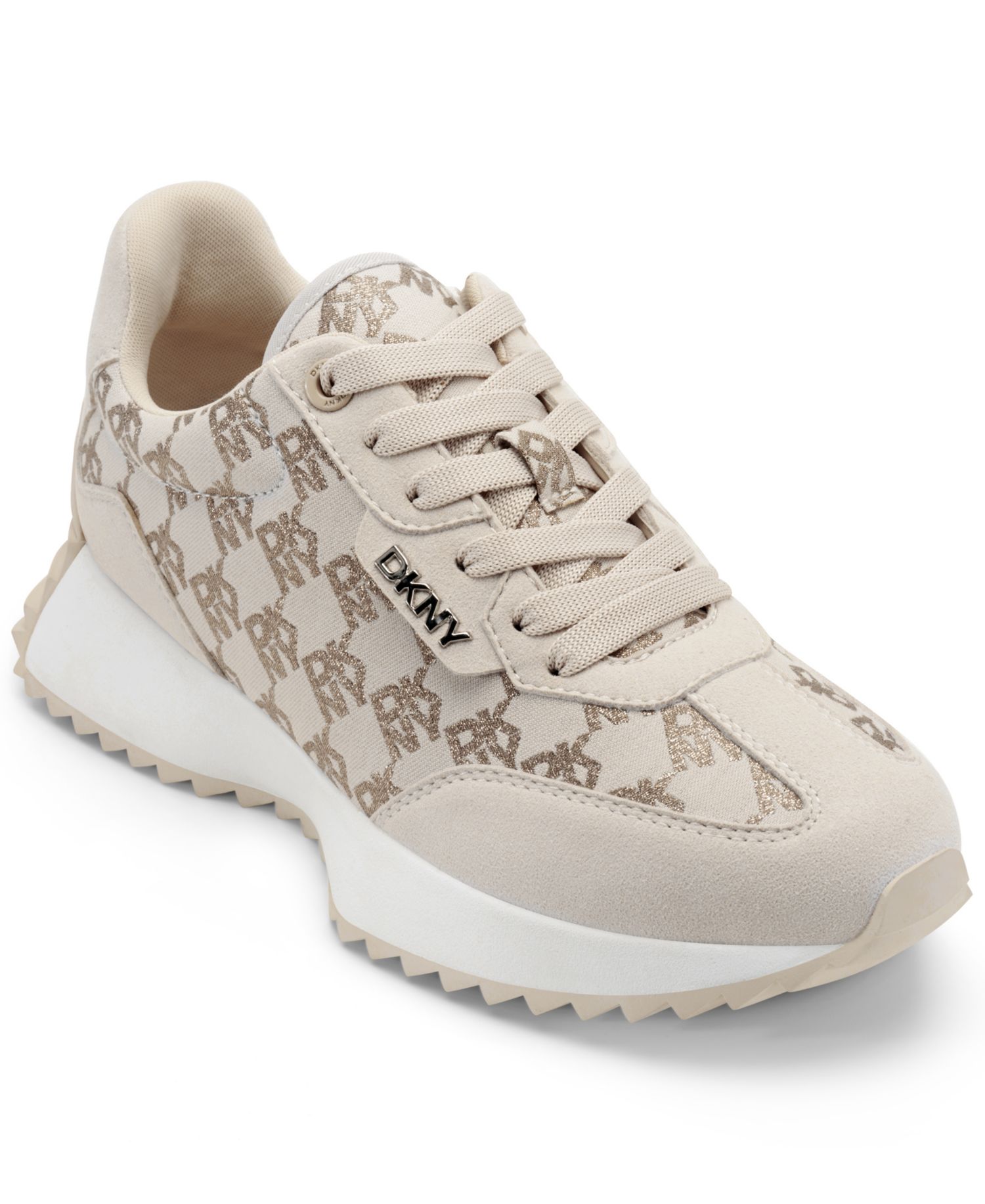 Women's Naples Checkered Lace-Up Sneakers