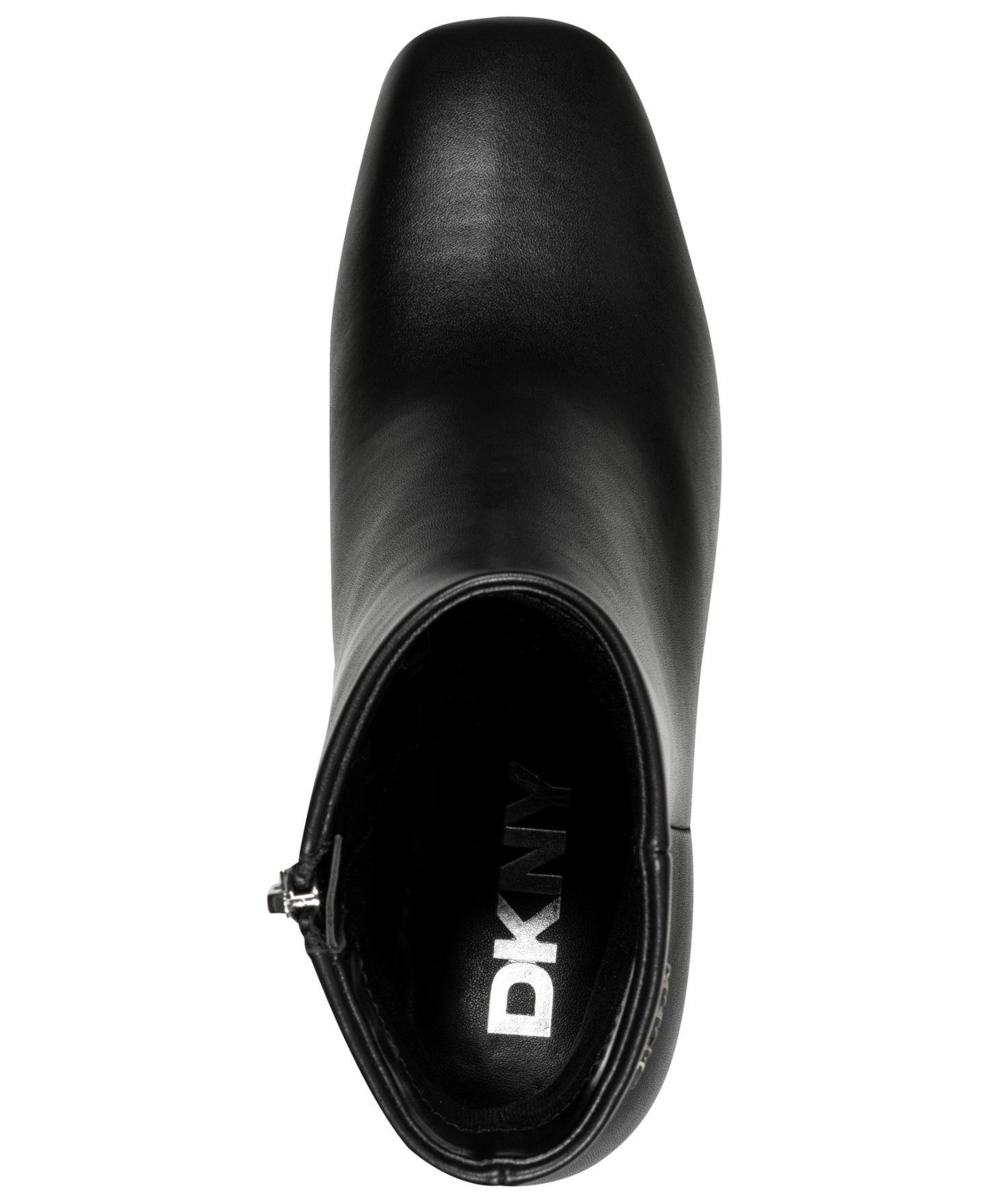 Женские ботинки DKNY Celisha Heeled Dress Booties, цвет: Чёрный / Серебряный — фото 3