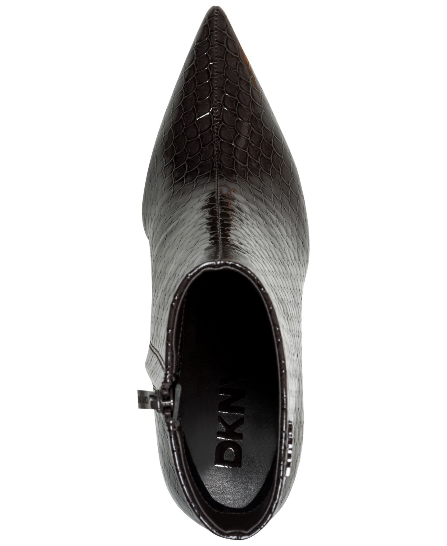 Женские ботинки DKNY Cayden Heeled Pointed Toe Dress Booties, цвет: Коричневый — фото 3