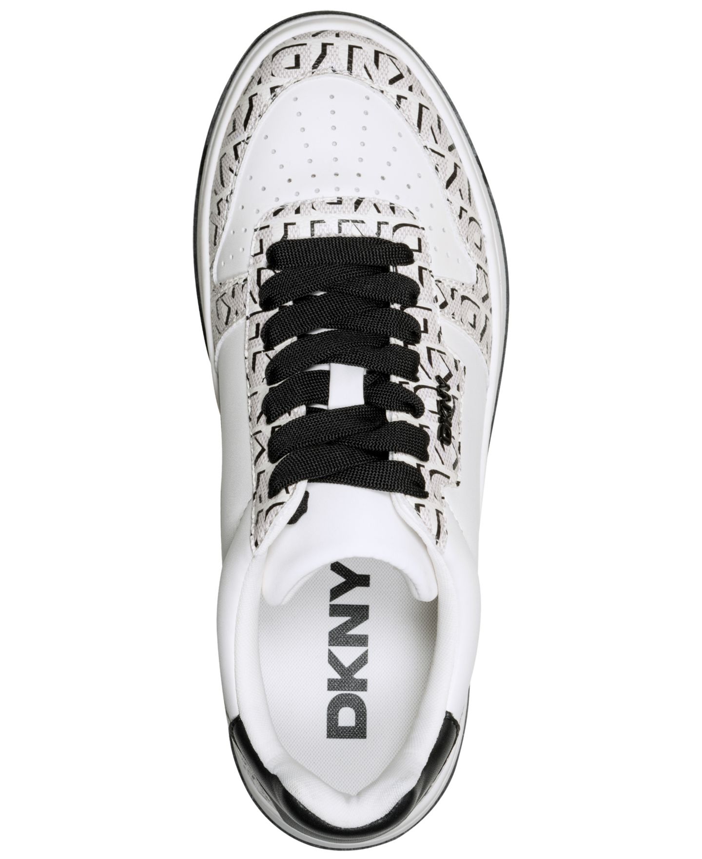 Женские кроссовки DKNY Autumn Lace-Up, цвет: Зефирный / Чёрный — фото 3