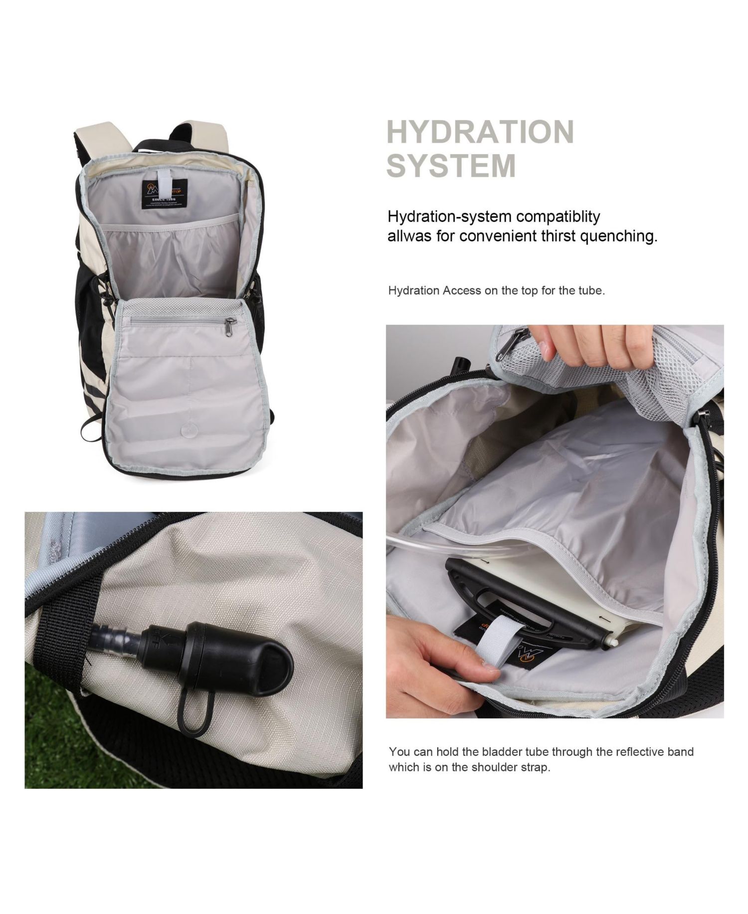 35 Liter Hiking Backpack Lightweight Outdoor Travel Camping Daypack with Rain Cover for Men and Women