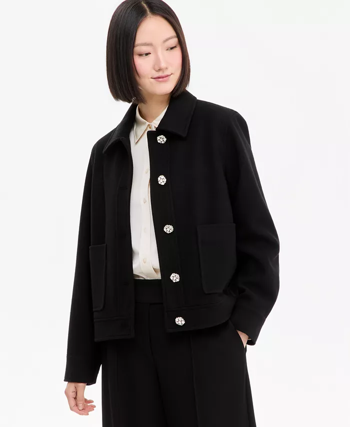 Women's Jewel Button Lady Work Jacket - thumbnail 7