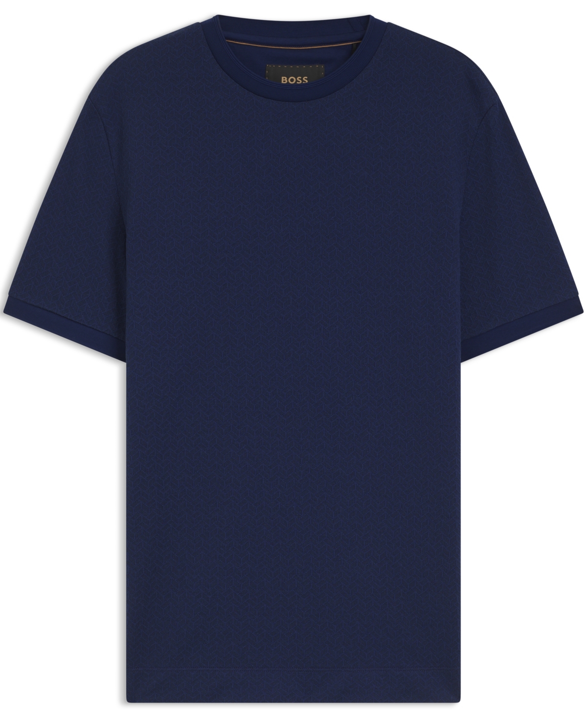 Boss by Hugo Men's Cotton-Silk Jacquard Regular-Fit Polo Shirt