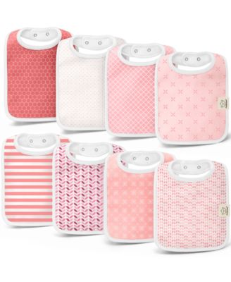 8-Pack Coast Baby Bibs for Boy, Girl, Drool Bibs, Baby Bib for Girls, Boys