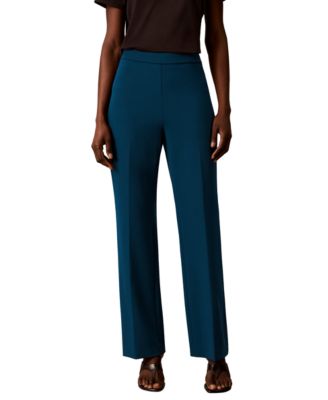 Petite High-Rise Bootcut Pants