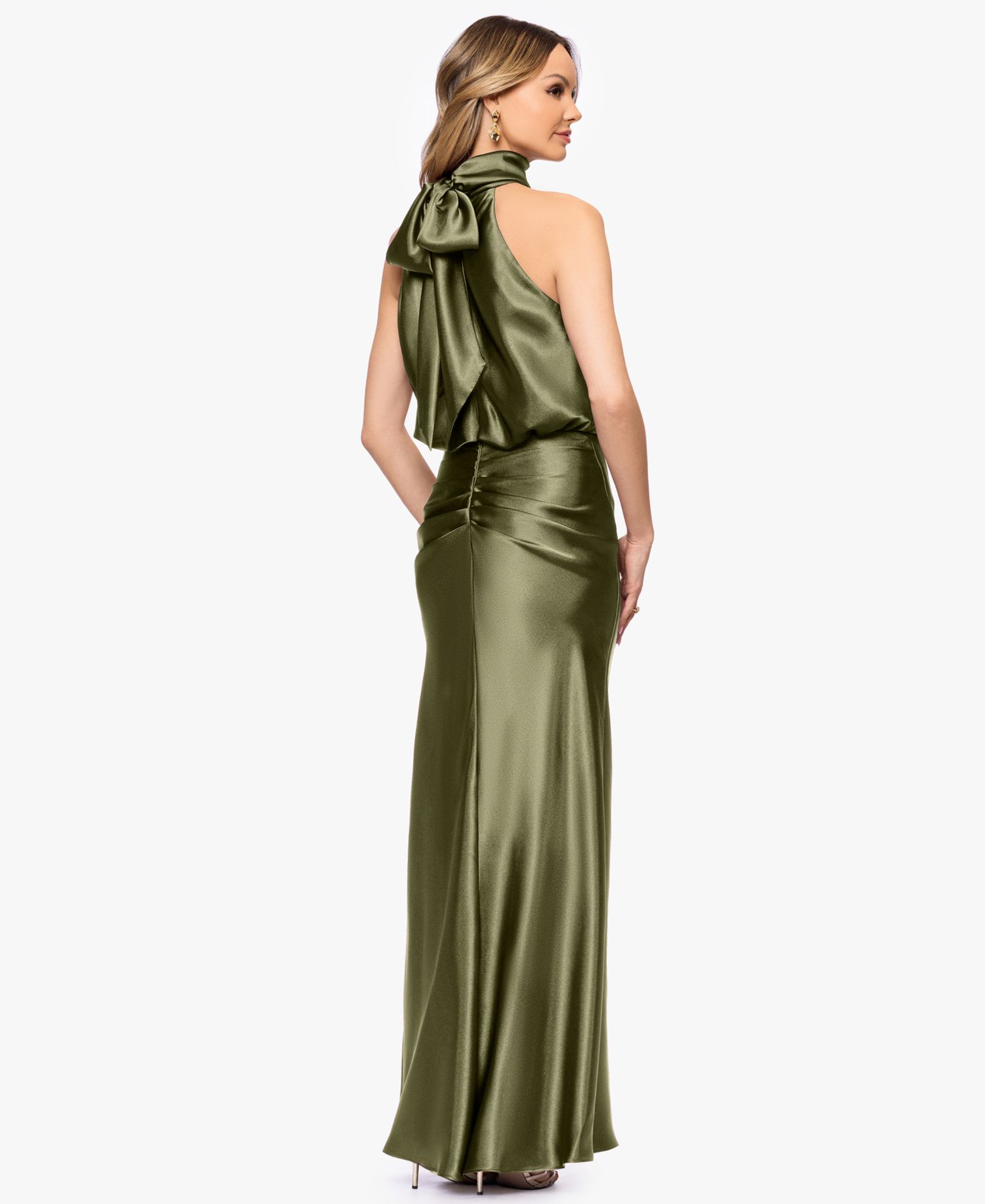 Petite Halter Neck Gown