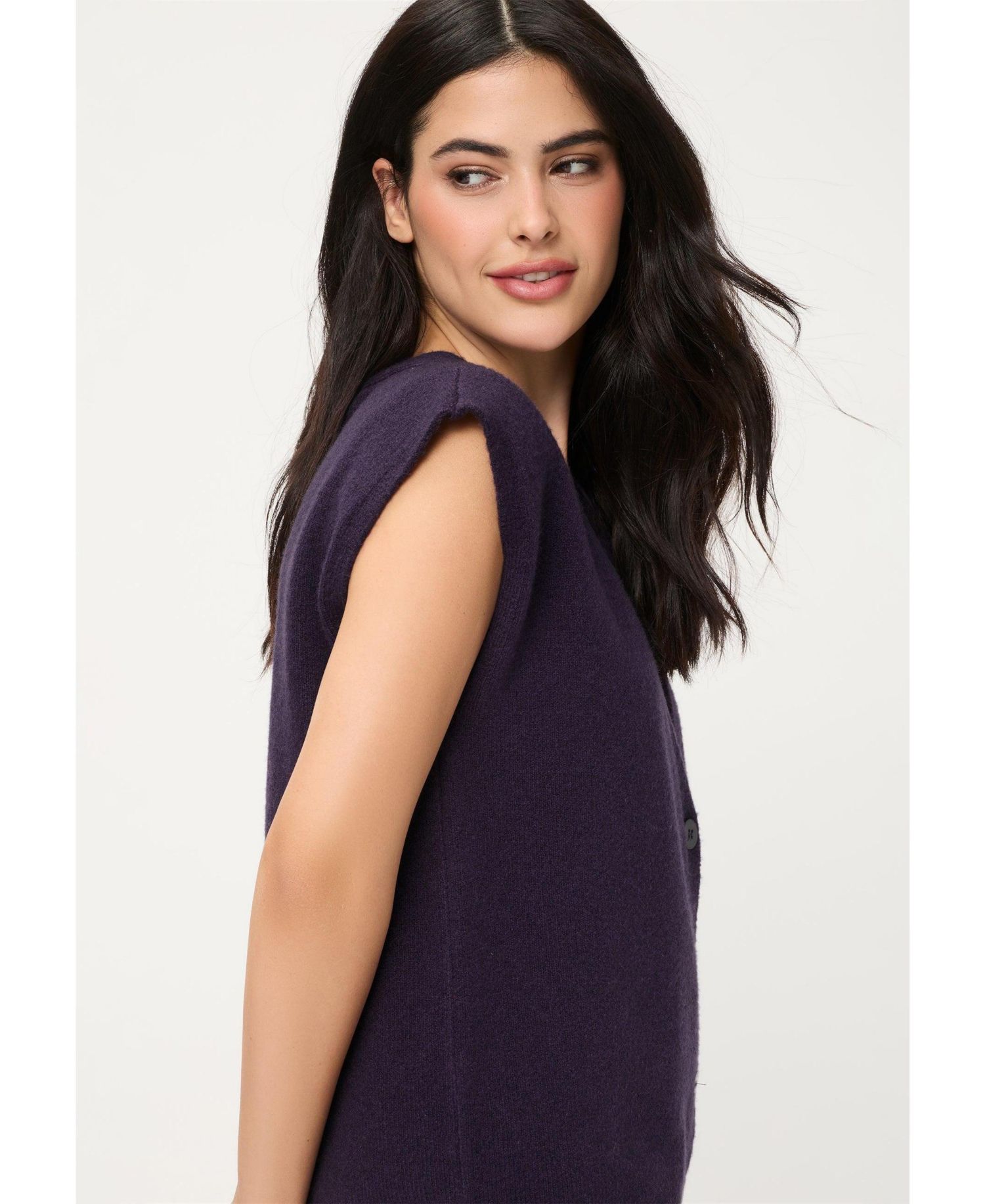 Women's Cropped Sweater Vest