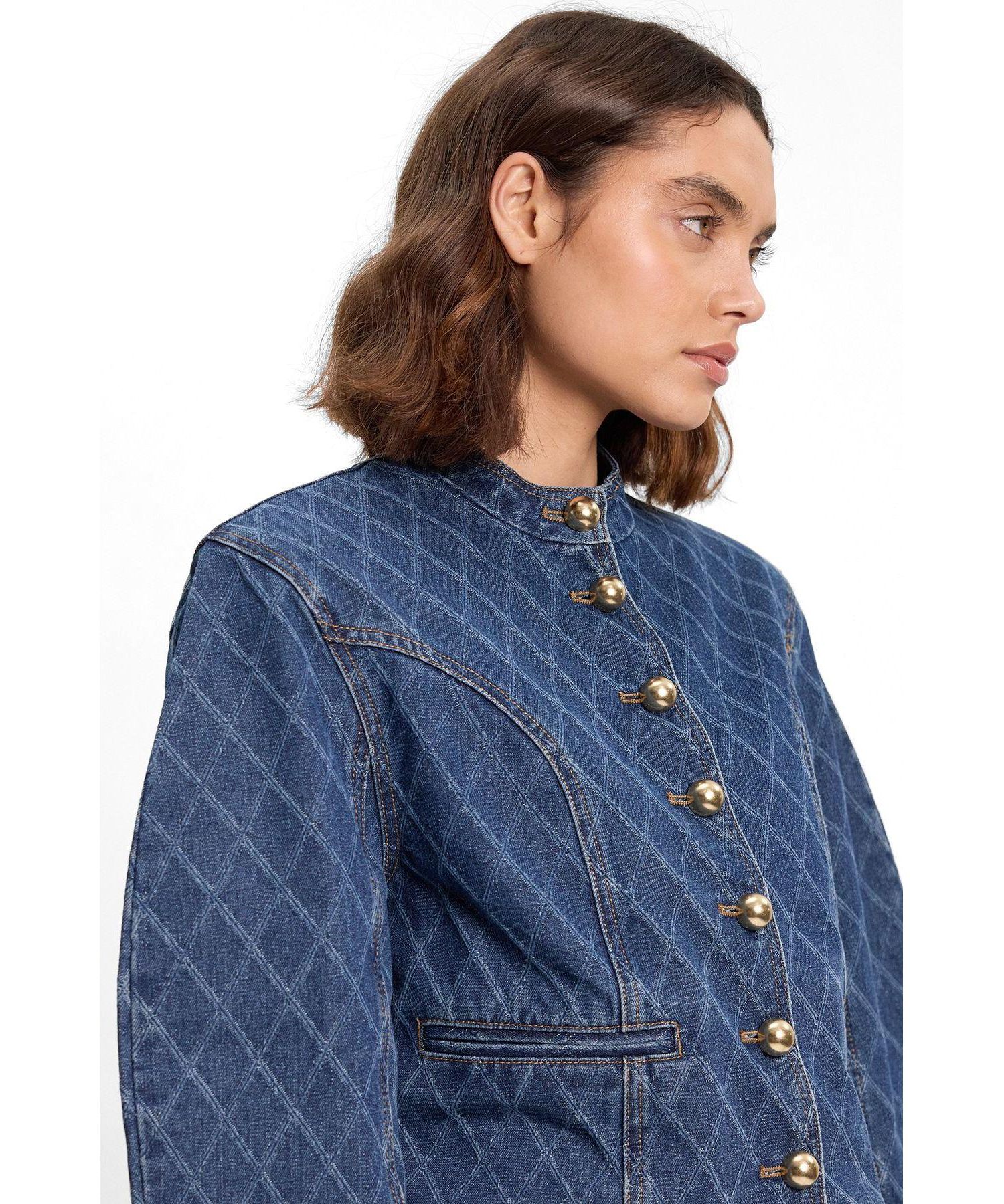 Women's Denim Balloon Jacket