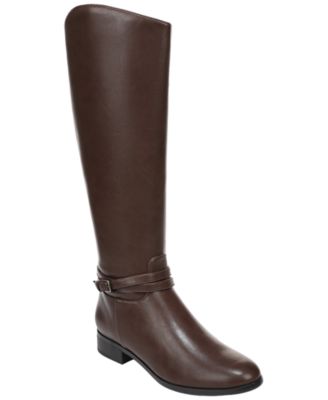 Women's Scout Wide Calf Riding Tall Block Heel Boots