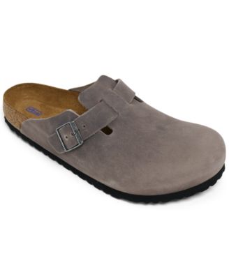 Men's Oiled Leather Boston Clogs from Finish Line