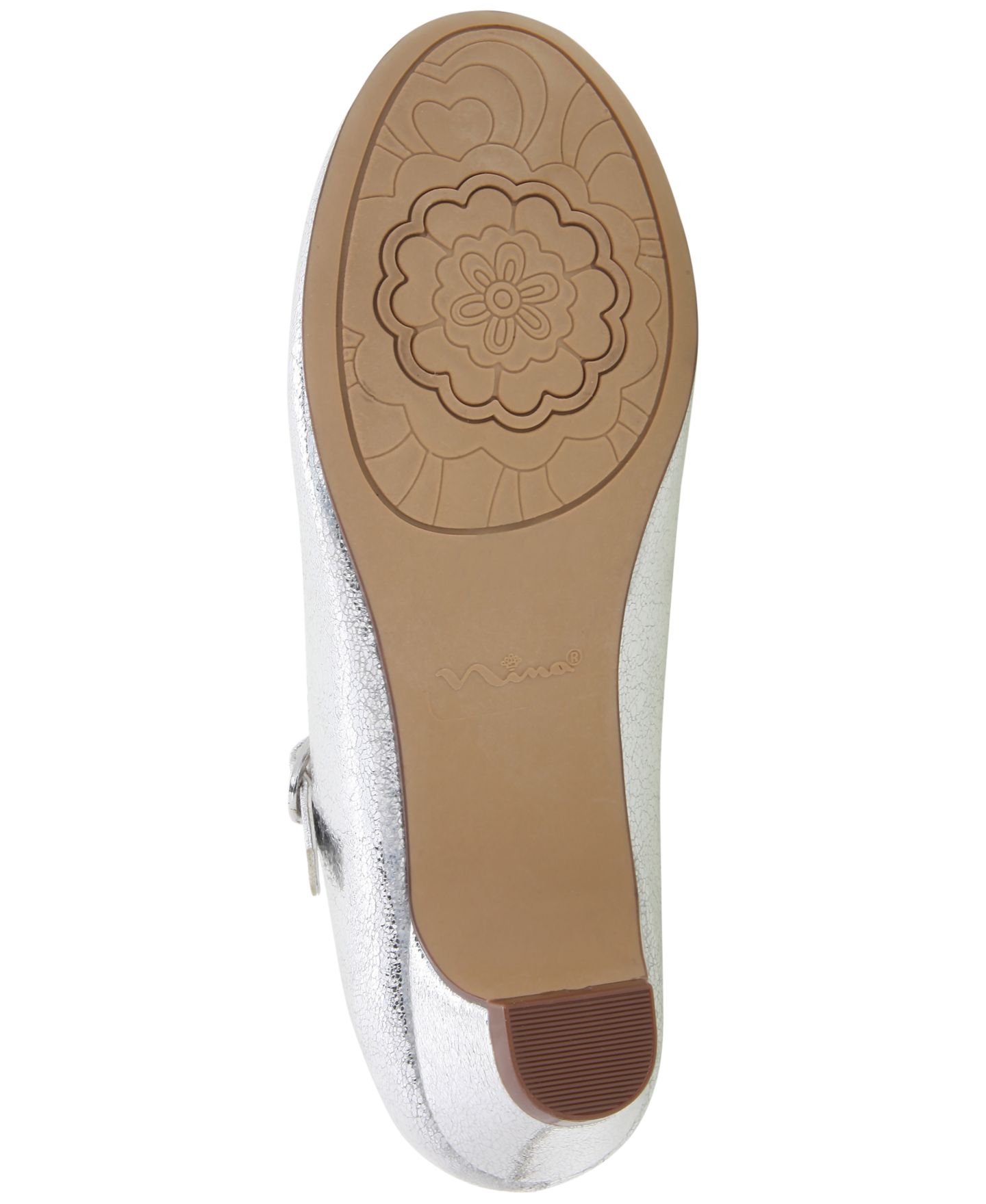 Туфли Nina Seeley Mary-Jane Dress Shoes для девочек, цвет: Костяной жемчужный — фото 4