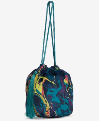 Velvet Drawstring Handbag