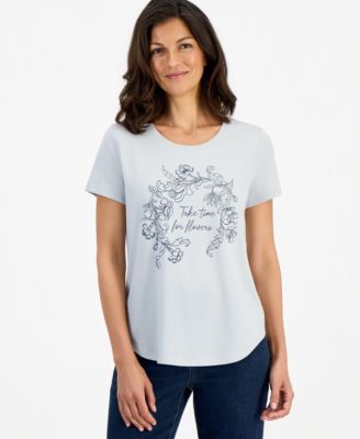Women's Graphic Short-Sleeve Crewneck Tee