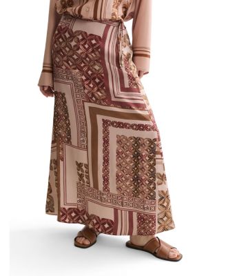 Women's Scotch and Soda Printed Ankle Length Skirt
