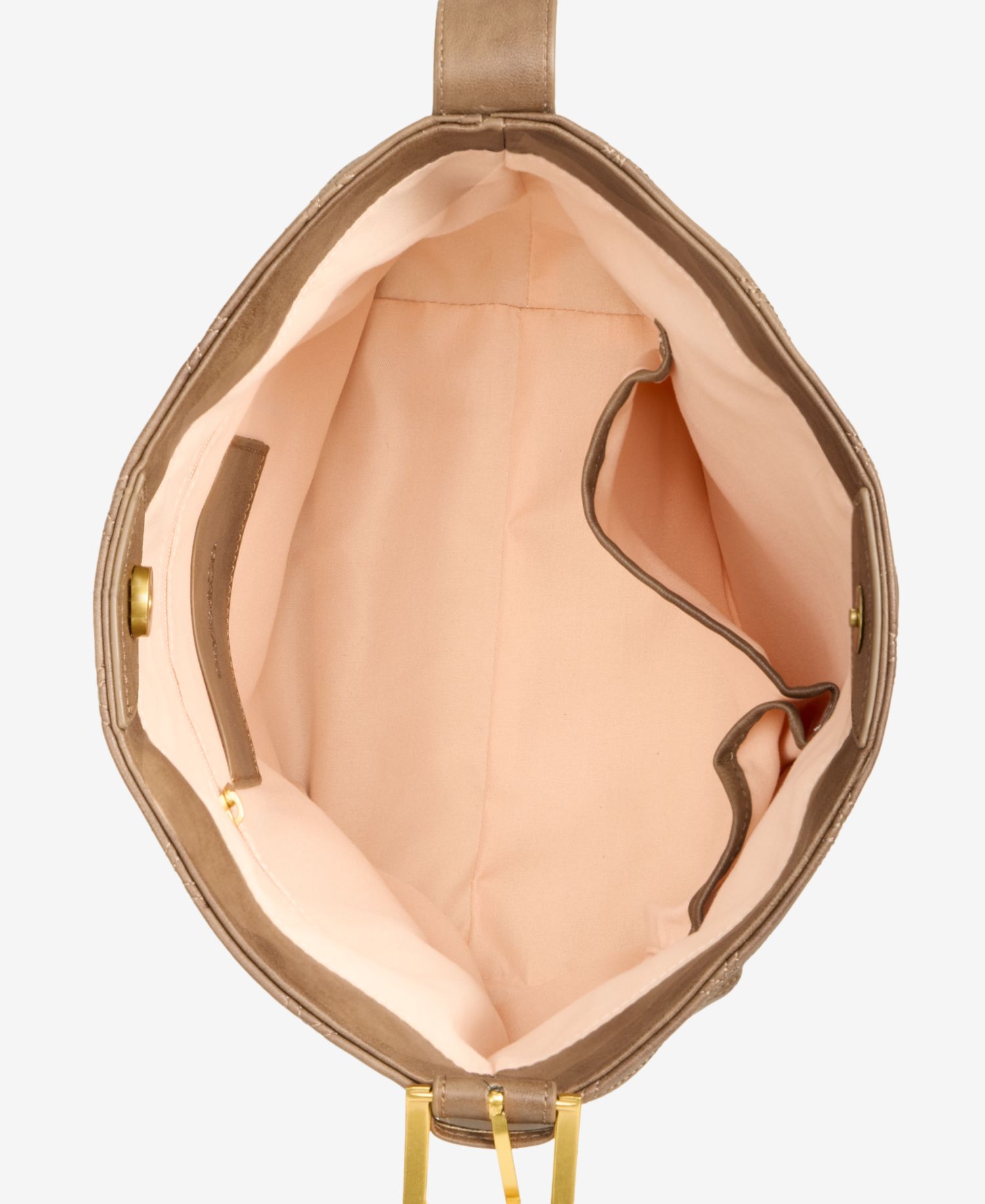 Diamond Quilted Bucket Bag