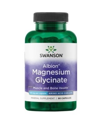 Albion Magnesium Glycinate 133 Milligram Chelated Magnesium Supplement, 90 Capsules