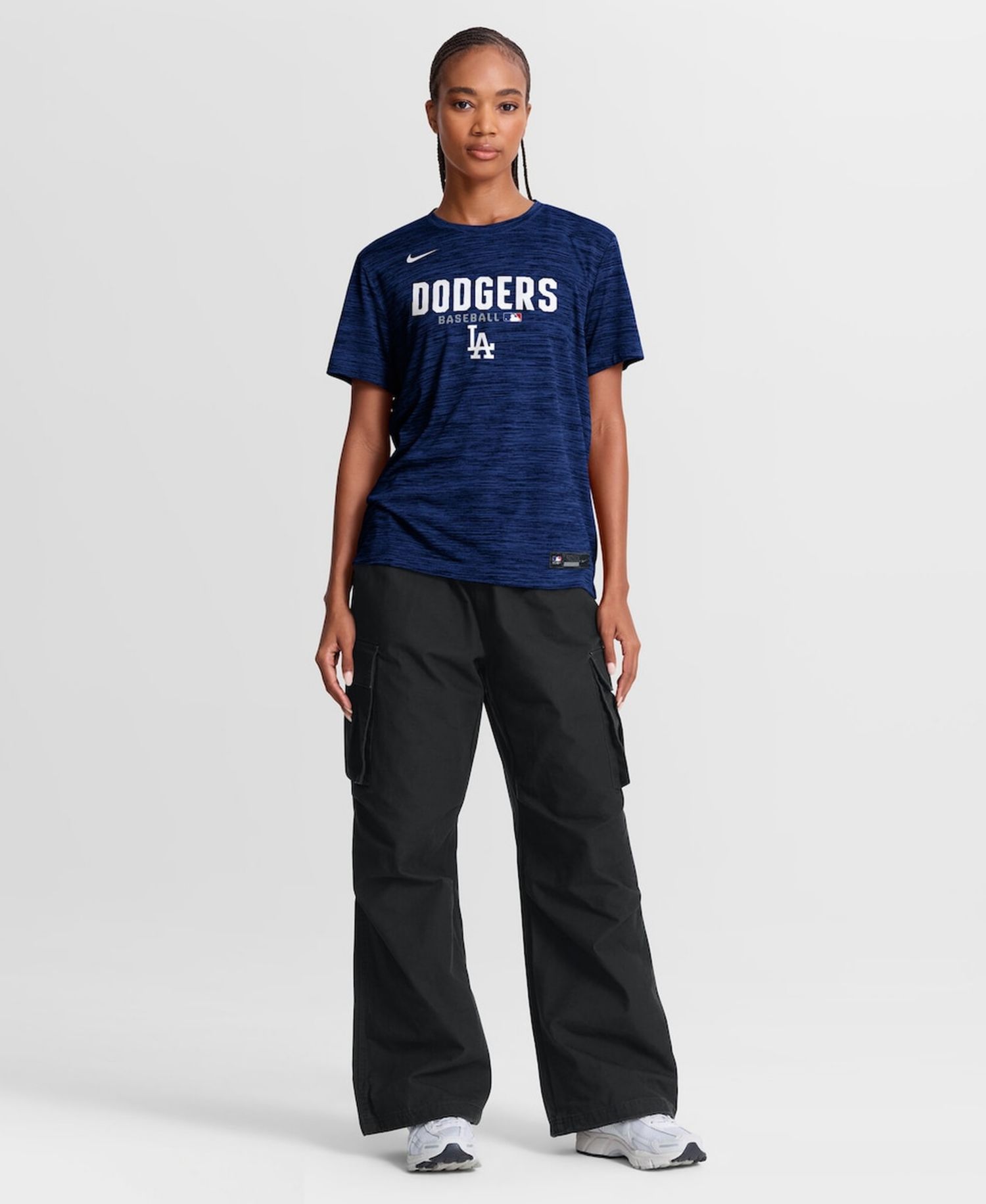 Women's Royal Los Angeles Dodgers Authentic Collection Velocity Dri-FIT T-Shirt