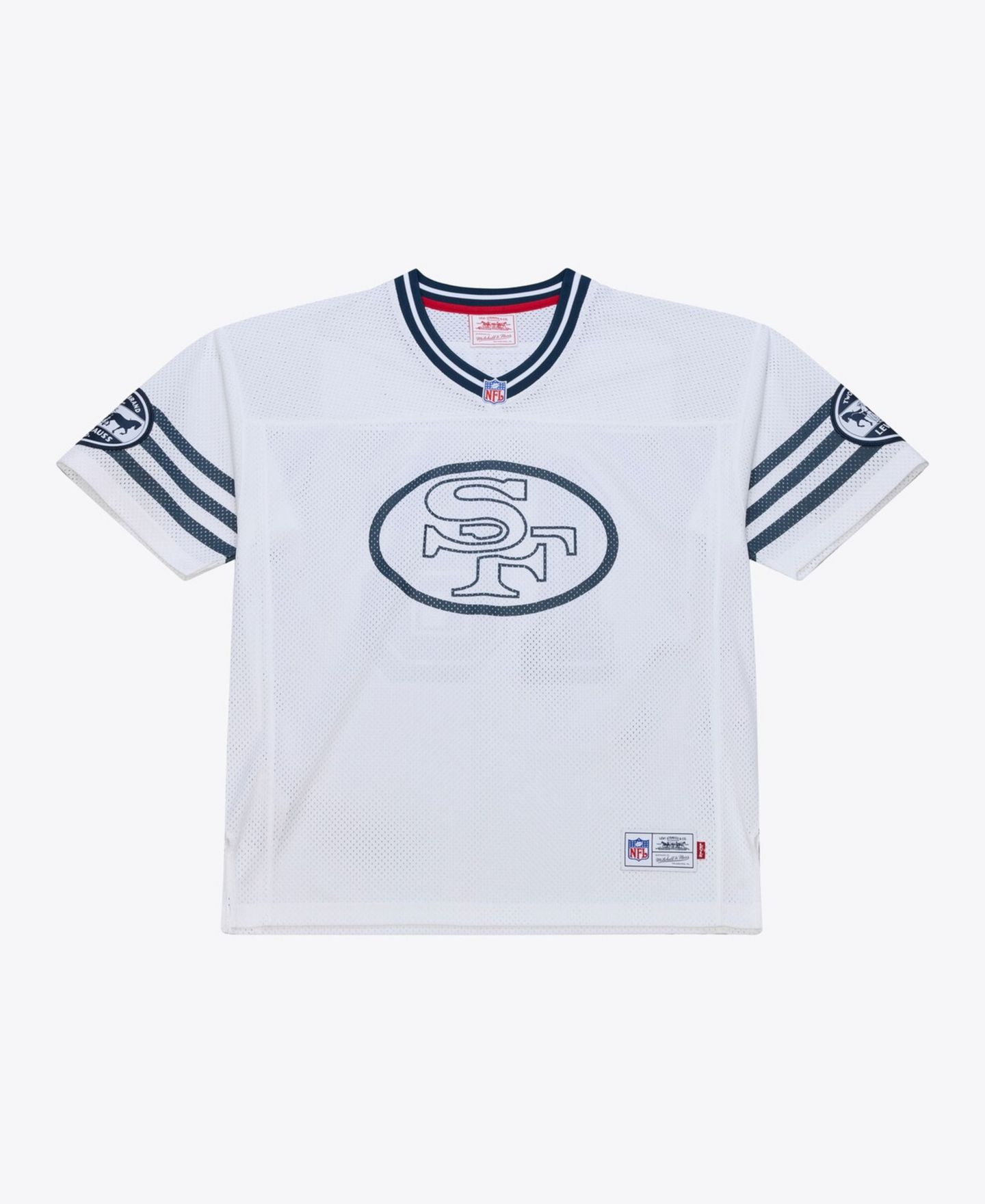 Мужская джерси Mitchell & Ness x Levi's Joe Montana San Francisco 49ers Legacy, White — фото 7