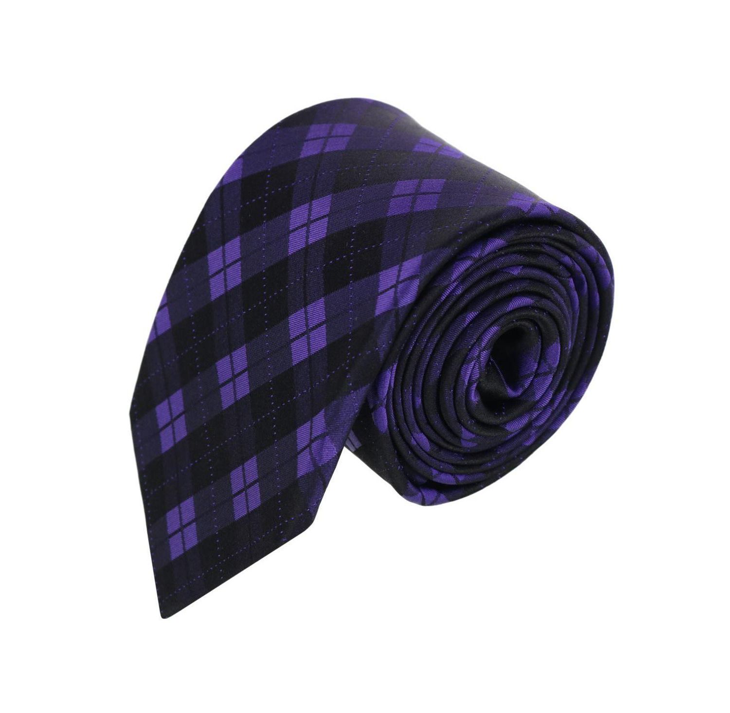 Men's Digby Checkered Plaid Silk Necktie