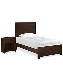 Tribeca 2-Piece Set, Created for Macy's,  (Twin Bed and Nightstand)