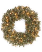 Clearance White Christmas Garland. FREE SHIPPING. Cordless, Pre