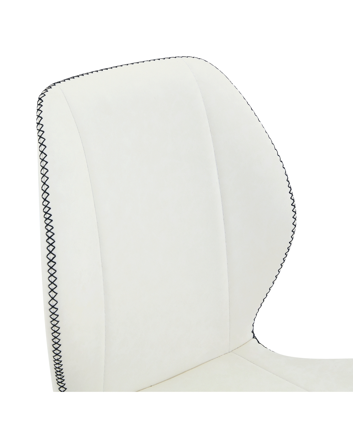 Streamdale Furniture 4-Pack Luxury Pu Leather Dining Chairs with Adjustable Metal Legs